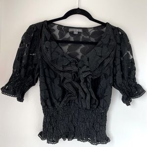Lacy Black Top by Forever 21